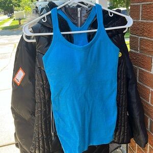 Woman’s size two lululemon blue racerback tank top